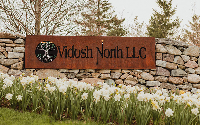 metal Vidosh North LLC sign